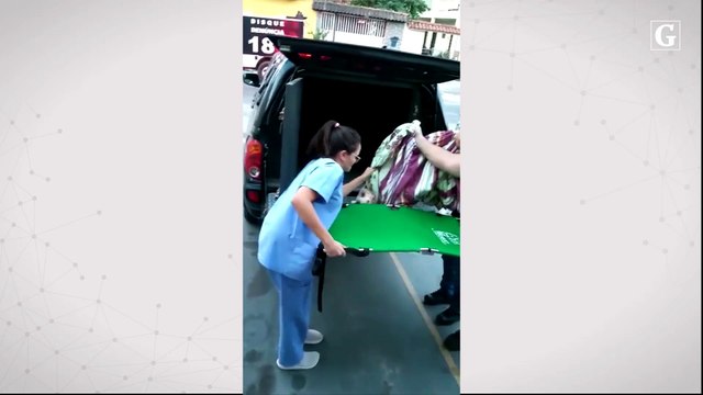 Resgate de cachorro baleado em Vila Velha