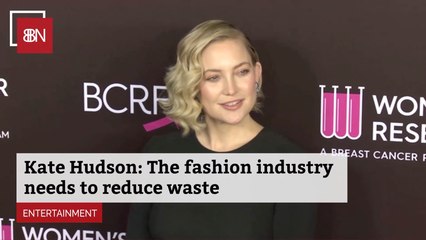 Kate Hudson Makes A Fashion Industry Statement