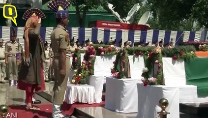 Download Video: Wreath Laying Ceremony for Five Slain CRPF Jawans Killed in Anantnag Attack on 12 June