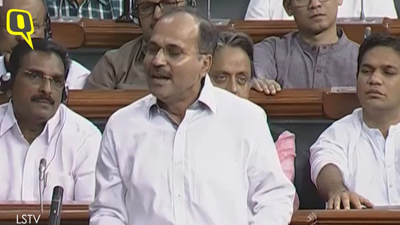 Adhir Ranjan Chowdhury Addresses the Lok Sabha