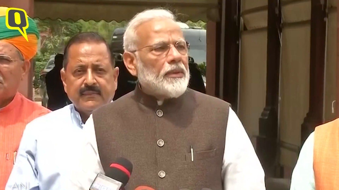 PM Modi Addresses the Media Ahead of the First Parliament Session Post Polls