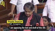 Prasad Tables Triple Talaq Bill, Tharoor Says ‘Class Legislation’ | The Quint