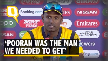 Download Video: Pooran Was The Man We Needed to Get: Sri Lankan bowler Angelo Mathews on Win Over WI