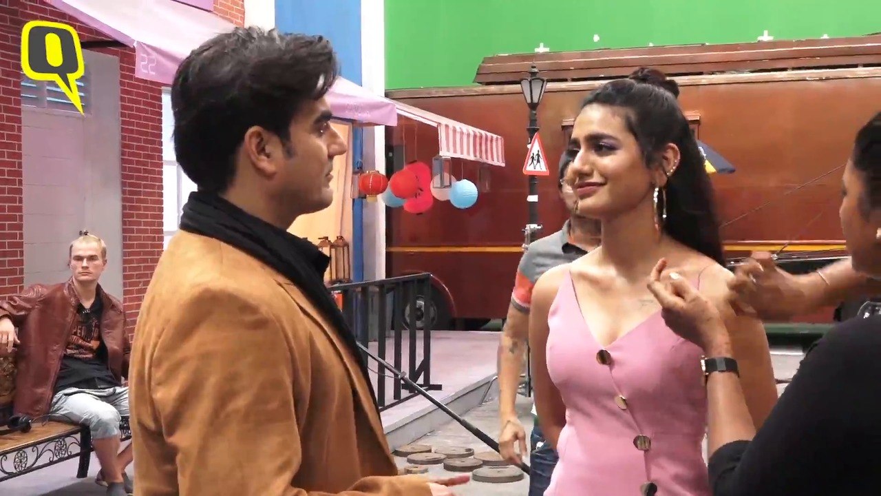 Arbaaz Khan and Priya Varrier Shoot For 'Sridevi Bungalow'