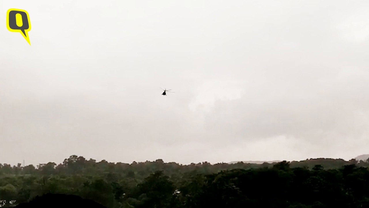 IAF Helicopter Deployed to Rescue 35 Stranded in Thane