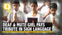 Deaf & Mute Girl Swaraj Brought Back from Pak Pays Tribute