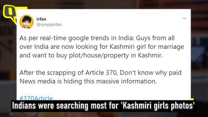 No, Nixing Art 370 Hasn’t Made Kashmiri Women Suddenly Want You