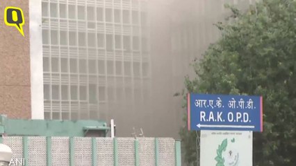 Download Video: Fire Breaks Out Near Emergency Ward at AIIMS, Patients Shifted