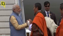 Prime Minister Narendra Modi receives a Guard of Honour in Paro, Bhutan