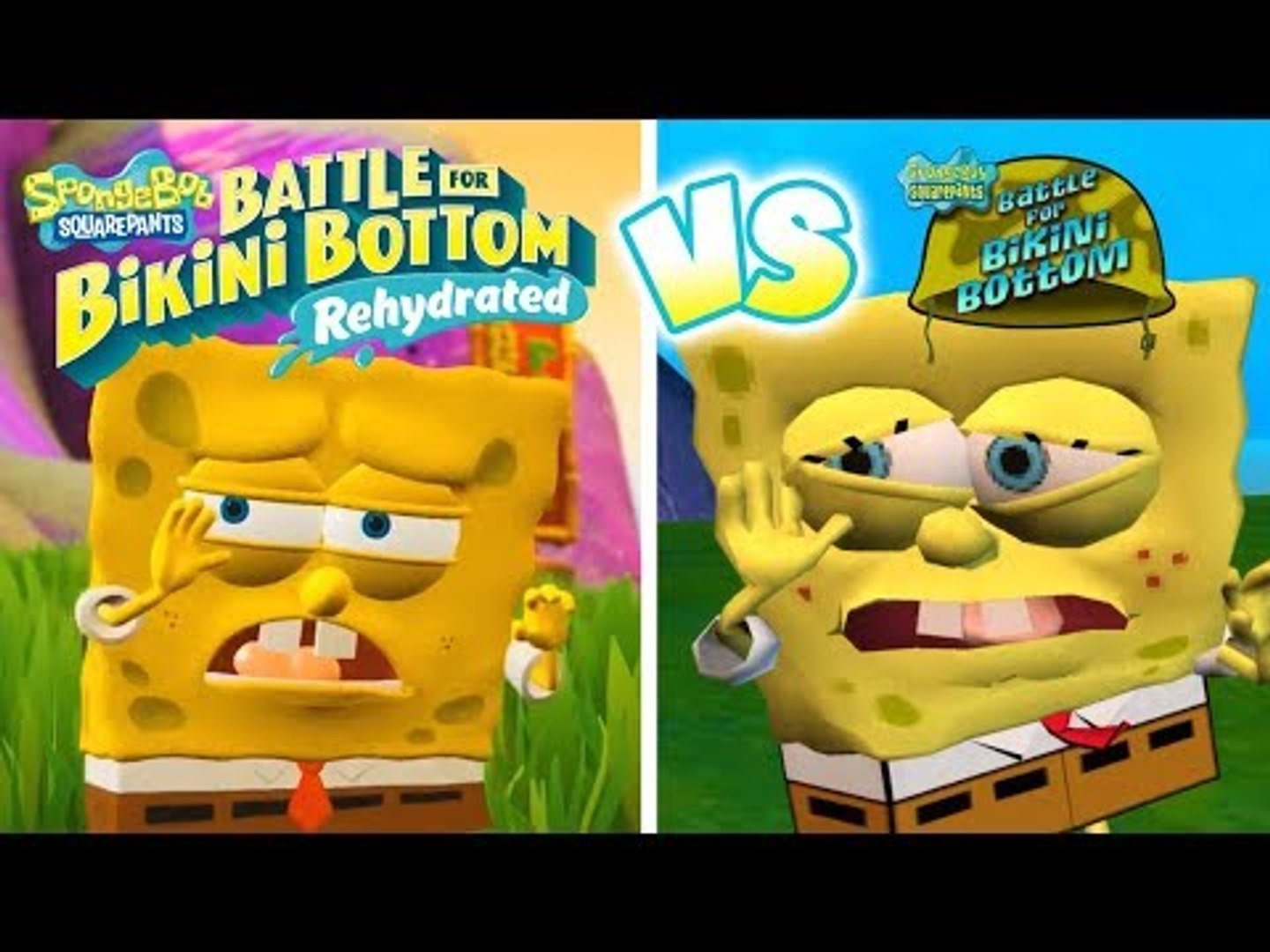 SpongeBob Battle for Bikini Bottom - Rehydrated XB1&PS2 Comparison Gameplay  - video Dailymotion