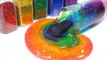 DIY How To Make Cocktail Glitter Gooey Slime Clay Toys For Children