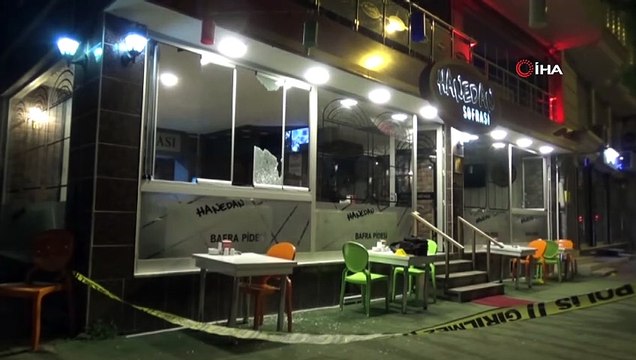 Bafra’da 2 iş yeri kurşun yağmuruna tutuldu