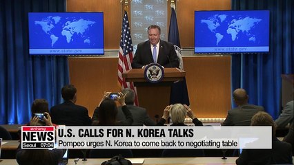 Download Video: Pompeo urges N. Korea to come to negotiating table