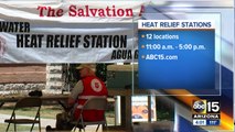 Salvation Army hydration and cooling stations helping thousands across the Valley survive the heat