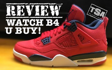 Air Jordan 4 Red Fiba 2019 Retro Sneaker HONEST Review