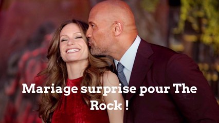 Dwayne "The Rock" Johnson s'est marié en surprise à Hawaï