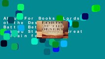 About For Books  Lords of the Desert: The Battle Between the United States and Great Britain for