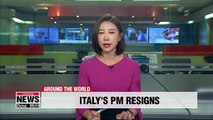 Italy's Prime Minister announces resignation amid government turmoil