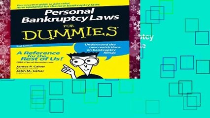About For Books  Personal Bankruptcy Laws FD 2e (For Dummies) Complete