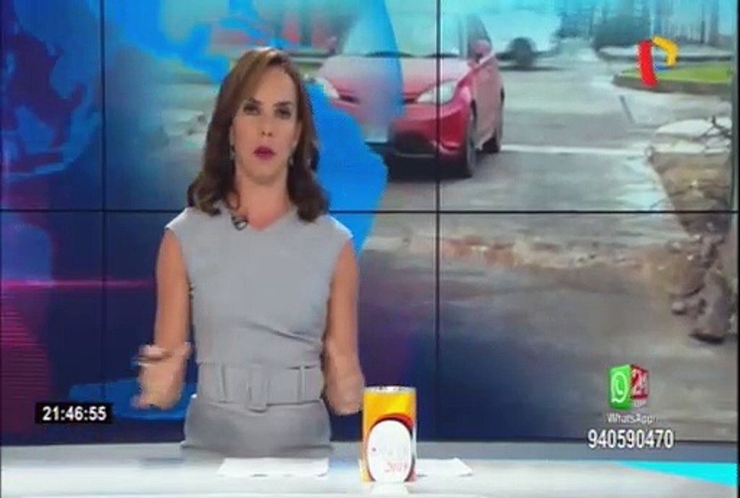 Enormes forados en calles del Cercado de Lima pone en riesgo a conductores y peatones