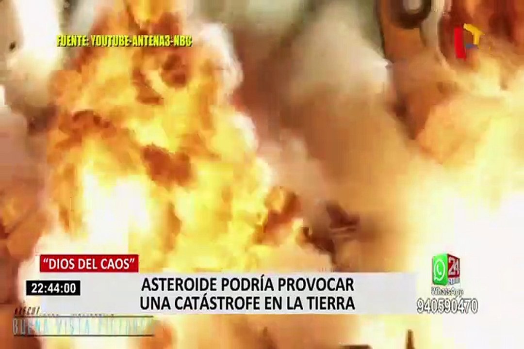 EEUU: la NASA se prepara para la llegada del 'Dios del caos'