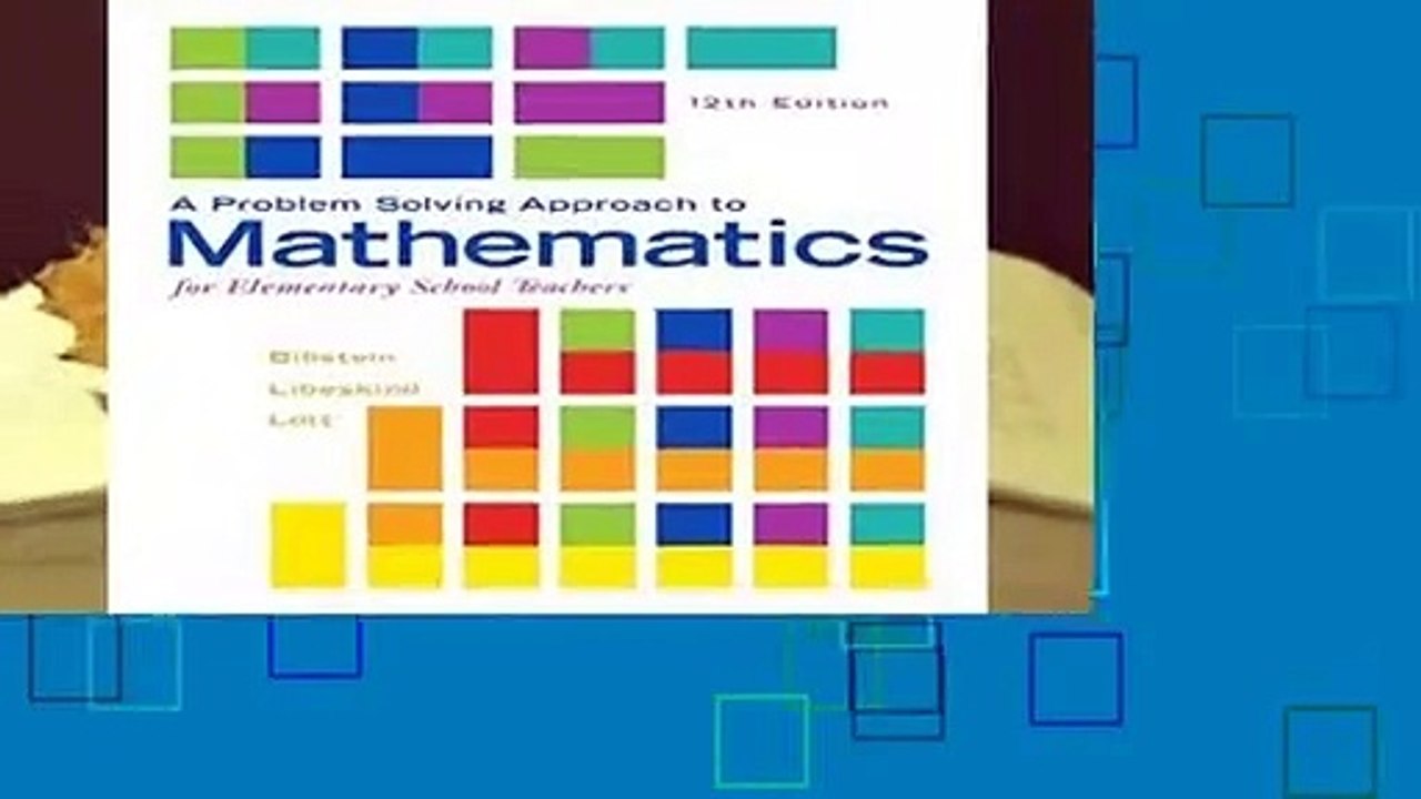 [FREE] A Problem Solving Approach to Mathematics for Elementary School Teachers
