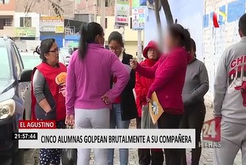 Download Video: El Agustino: cinco escolares golpean brutalmente a compañera