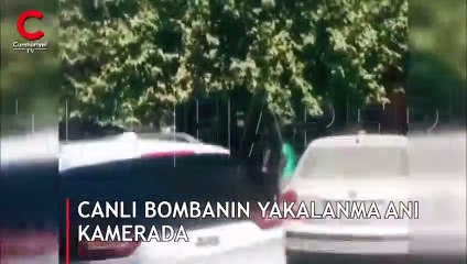 Şanlıurfa'da canlı bombanın yakalanma anı kamerada