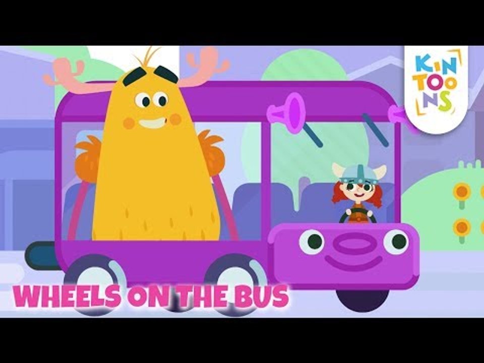 Wheels On The Bus | Nursery Rhyme For Kids | KinToons