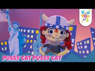 Pussy Cat Pussy Cat | Kids Song | Puppet Show I KinToons
