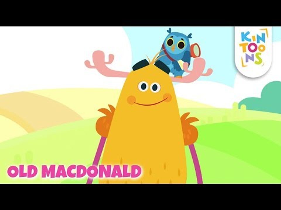 Old MacDonald Had A Farm | Nursery Rhyme With Lyrics | KinToons