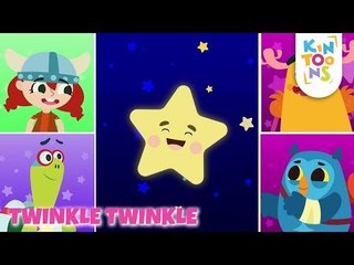 Twinkle Twinkle Little Star | Kids Nursery Rhymes | KinToons