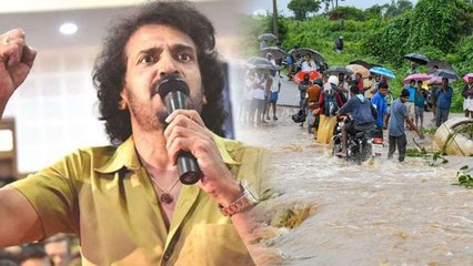 ನೆರೆ ಸಂತ್ರಸ್ಥರ ಪರಿಹಾರ ನಿಧಿಗೆ ಚೆಕ್ ಹಸ್ತಾಂತರಿಸಿದ ಉಪೇಂದ್ರ