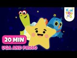 Twinkle Twinkle With Uga & Paolo | Kids Nursery Rhymes Compilation | KinToons