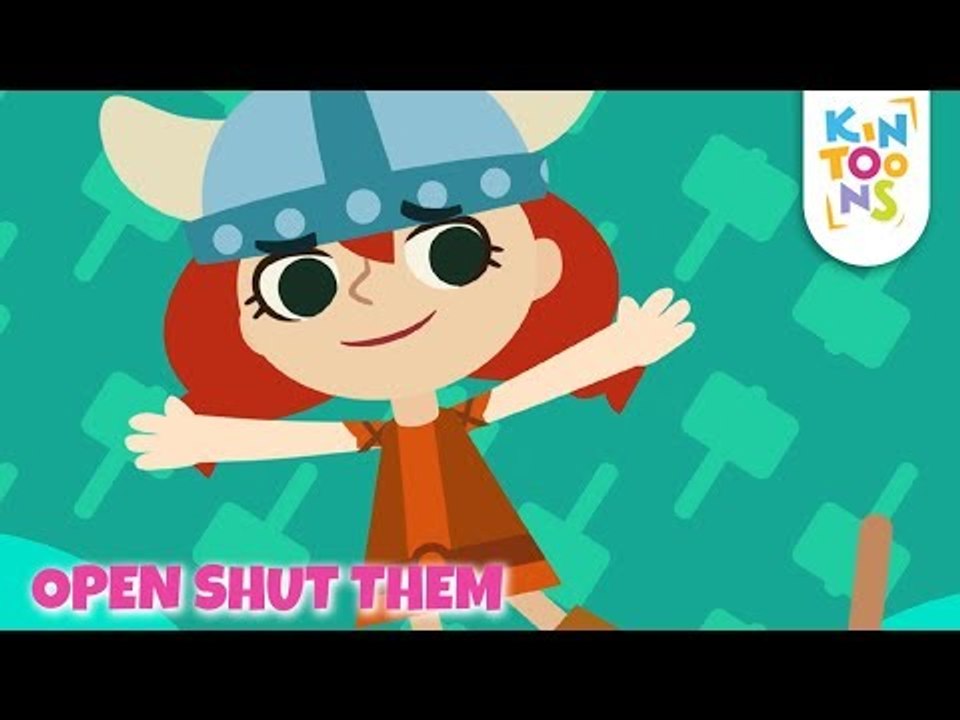 Activity And Action Song - Open Shut Them | Kids Song And Nursery Rhymes | KinToons