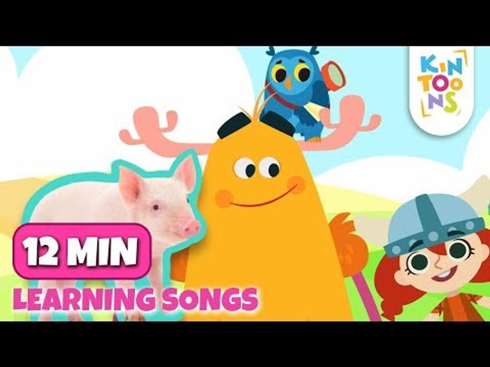 Learning Video Collection - Old MacDonald Had a Zoo + More Nursery Rhymes & Kids Songs | KinToons