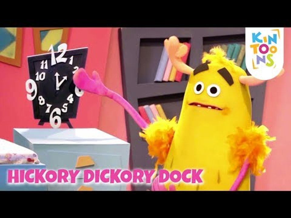 Hickory Dickory Dock - Nursery Rhymes For Kids | KinToons