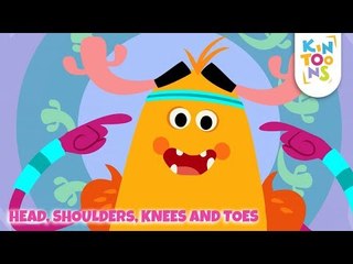 Head Shoulders Knees And Toes - Exercise Song | Nursery Rhymes & Baby Songs | KinToons