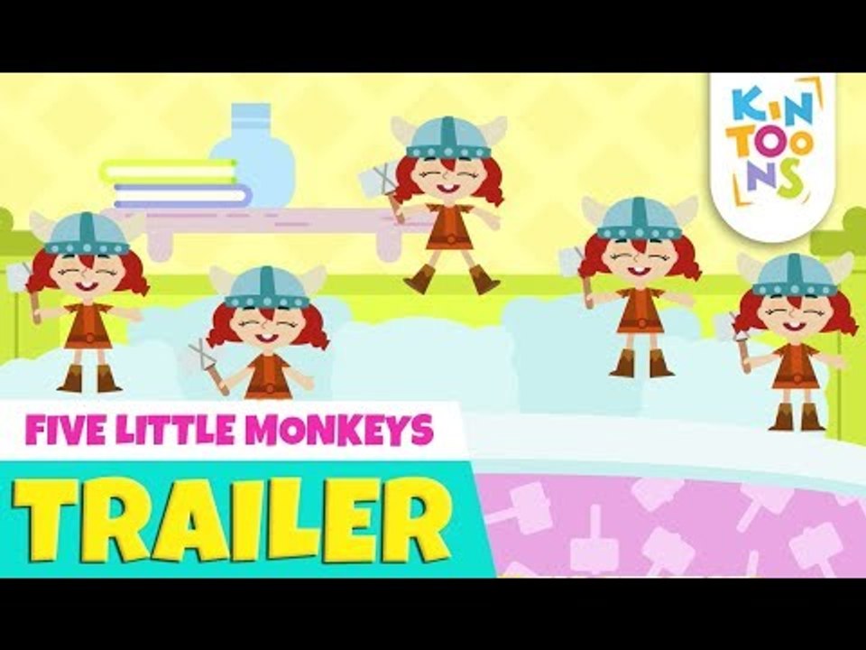 Five Little Monkeys - Official Trailer | Releasing 25th February | Nursery Rhymes | KinToons