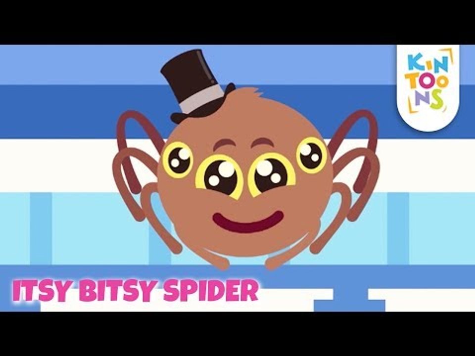 Itsy Bitsy Spider - Learn Persistence | Nursery Rhymes & Baby Songs | KinToons