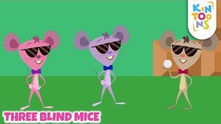 Three Blind Mice - English Rhymes For Babies | Nursery Rhymes & Baby Song | KinToons