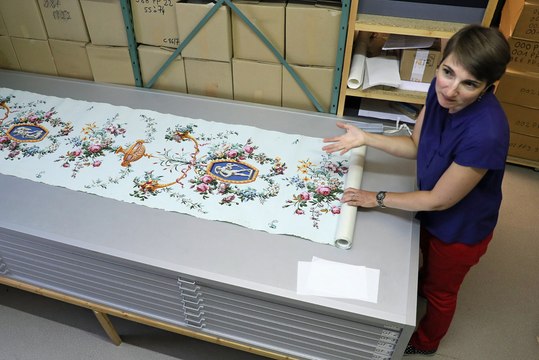 Dans les réserves Musée du Papier Peint