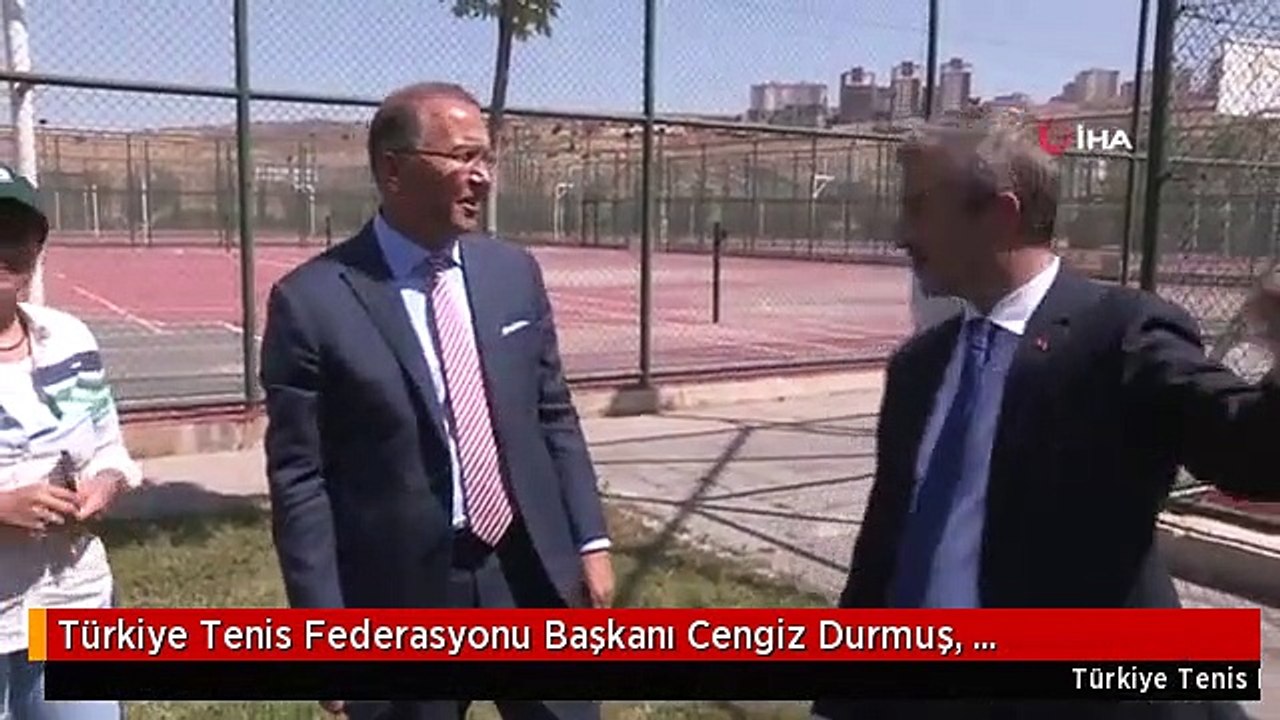 Türkiye Tenis Federasyonu Başkanı Cengiz Durmuş...