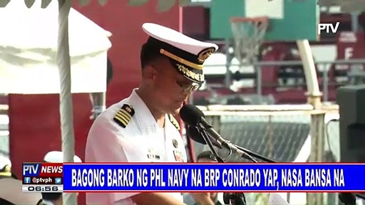 Bagong barko ng PHL Navy na BRP Conrado Yap, nasa bansa na