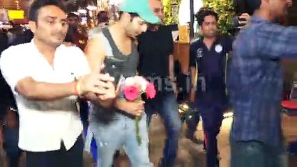 Coolie No 1 cast Varun Dhawan, Paresh Rawal and Sara Ali Khan Spotted at Airport