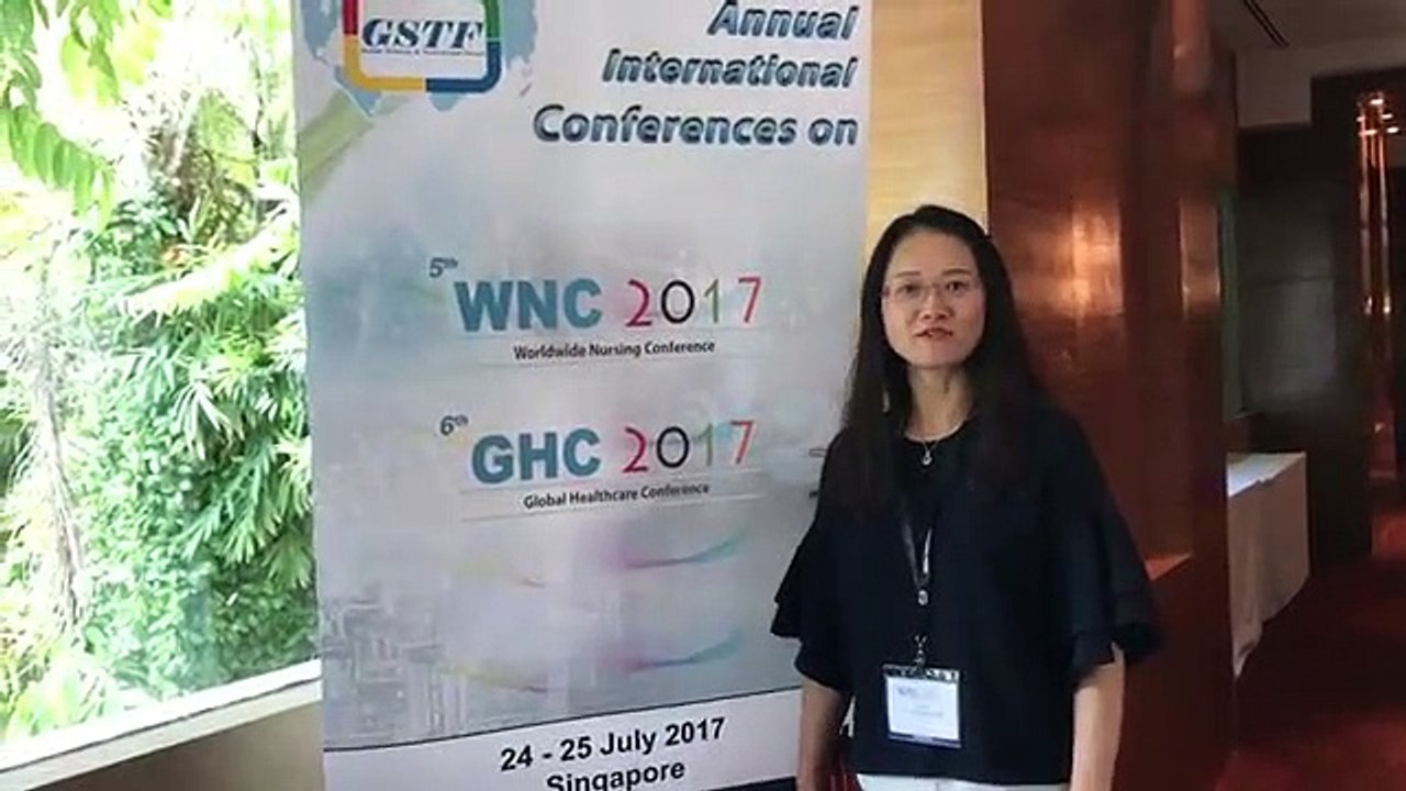 Dr. Zhanming Liang at GHC Conference 2017 by GSTF Singapore