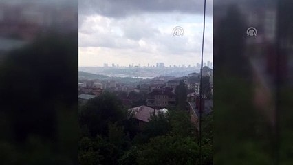 Sağanak yağış etkili oluyor - Çamlıca - İSTANBUL