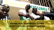 Kisumu health workers storm county offices, demand their pay