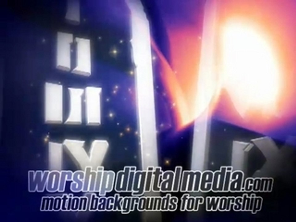Christian Worship digital motion background loops