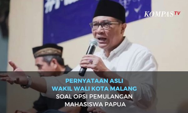 Pernyataan Asli Wakil Wali Kota Malang Soal Opsi Pemulangan Mahasiswa Papua yang Disebut Pemicu Aksi